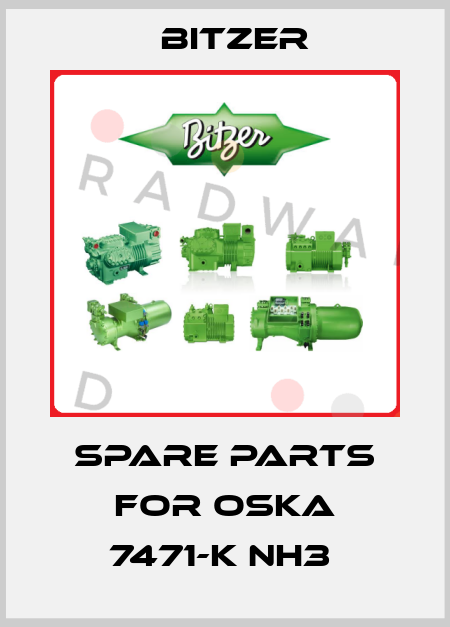 Spare parts for OSKA 7471-K NH3  Bitzer
