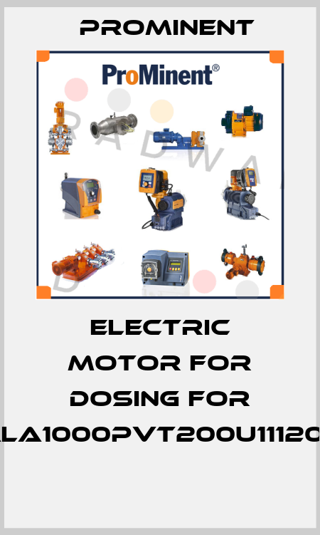 Electric Motor for Dosing for GALA1000PVT200U1112000  ProMinent