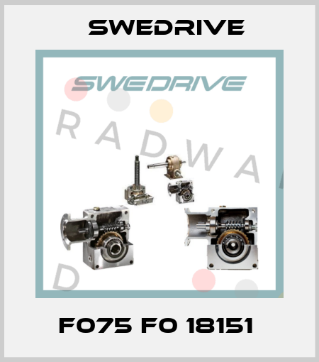F075 F0 18151  Swedrive