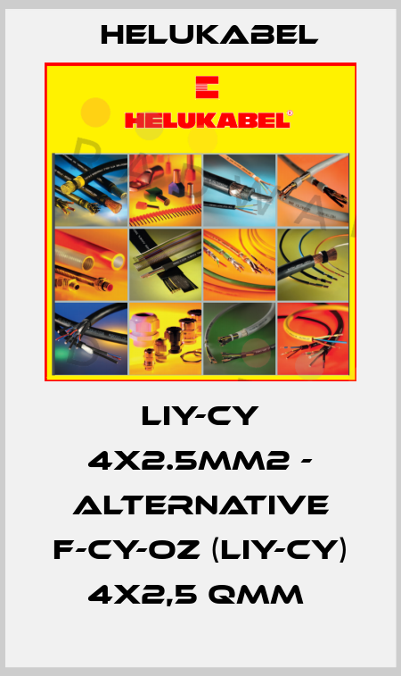 LiY-CY 4x2.5mm2 - alternative F-CY-OZ (LiY-CY) 4x2,5 qmm  Helukabel