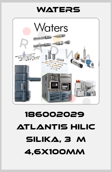 186002029  ATLANTIS HILIC SILIKA, 3µM 4,6X100MM  Waters