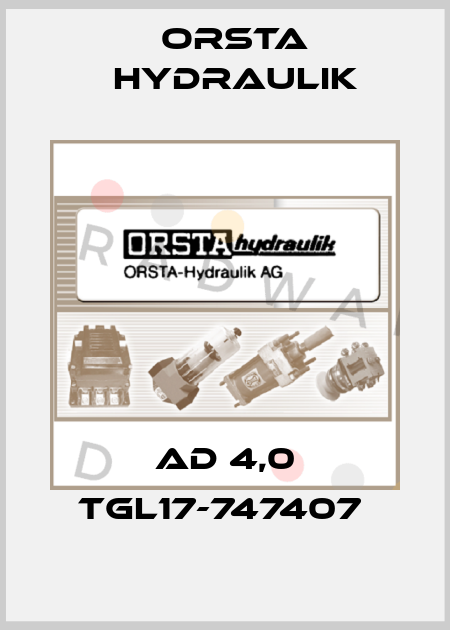 AD 4,0 TGL17-747407  Orsta Hydraulik