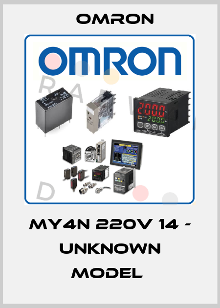 MY4N 220V 14 - unknown model  Omron