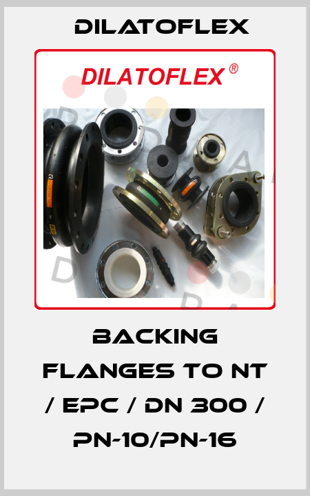backing flanges to NT / EPC / DN 300 / PN-10/PN-16 DILATOFLEX