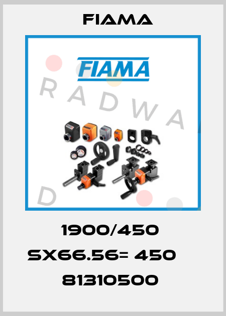 1900/450  SX66.56= 450      81310500  Fiama