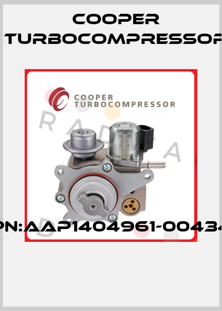 PN:AAP1404961-00434  Cooper Turbocompressor