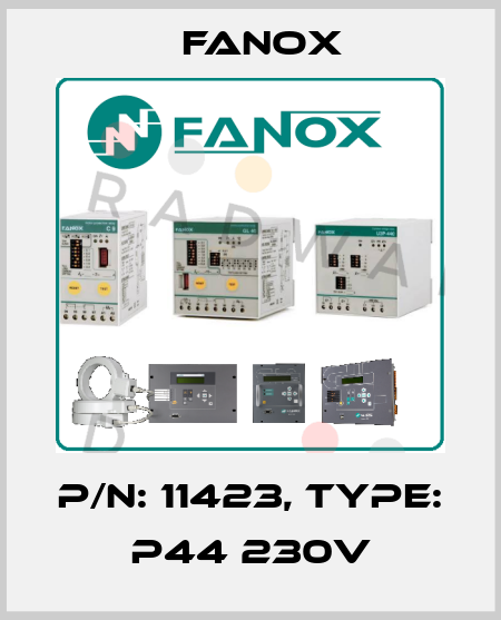 P/N: 11423, Type: P44 230V Fanox