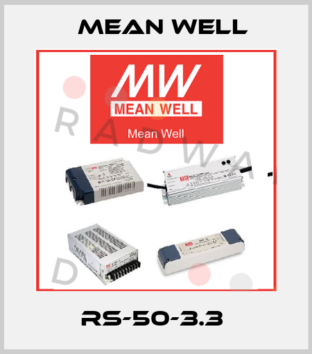 RS-50-3.3  Mean Well