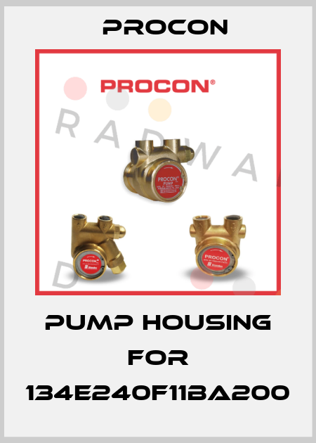 Pump housing for 134E240F11BA200 Procon
