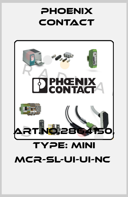 Art.No.2864150, Type: MINI MCR-SL-UI-UI-NC  Phoenix Contact