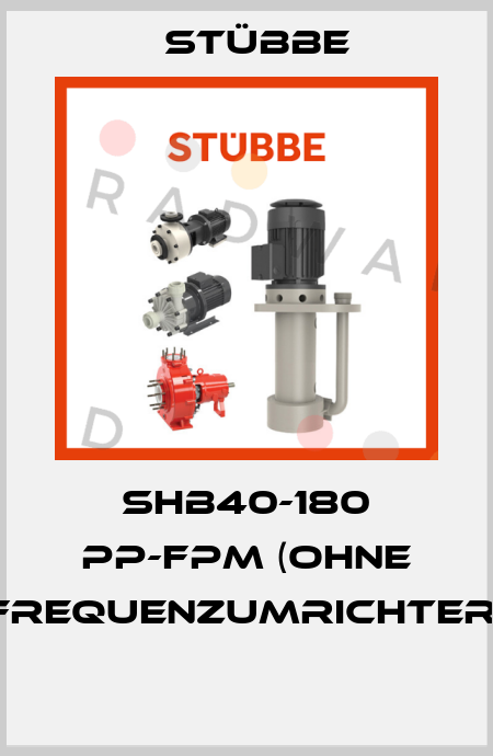 SHB40-180 PP-FPM (ohne Frequenzumrichter)  Stübbe
