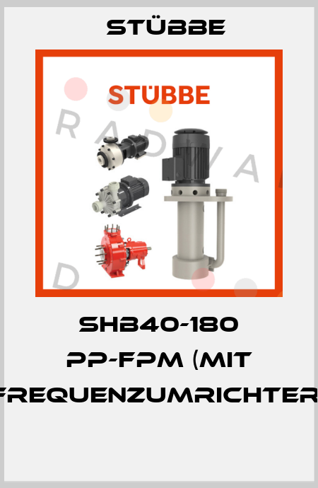 SHB40-180 PP-FPM (mit Frequenzumrichter)  Stübbe