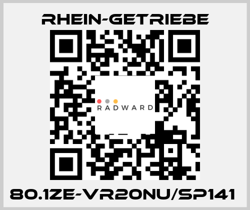 80.1ZE-VR20NU/SP141  Rhein-Getriebe