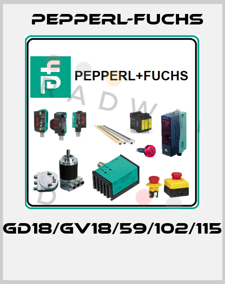 GD18/GV18/59/102/115  Pepperl-Fuchs