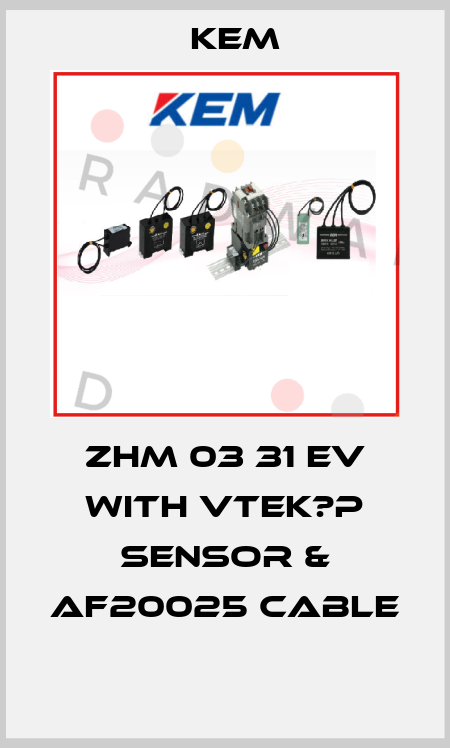 ZHM 03 31 EV with VTEK?P sensor & AF20025 cable  KEM