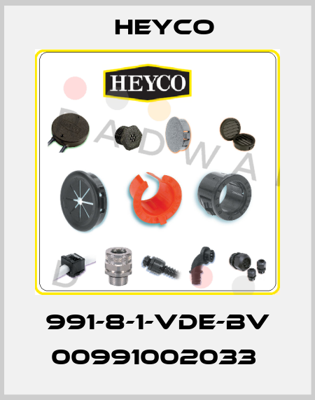 991-8-1-VDE-BV 00991002033  Heyco