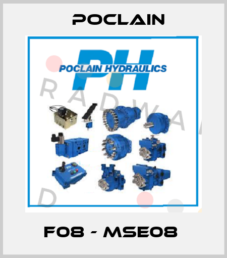 F08 - MSE08  Poclain