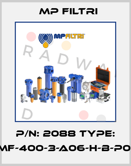 P/N: 2088 Type: MF-400-3-A06-H-B-P01 MP Filtri