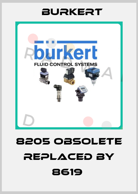 8205 obsolete replaced by 8619  Burkert