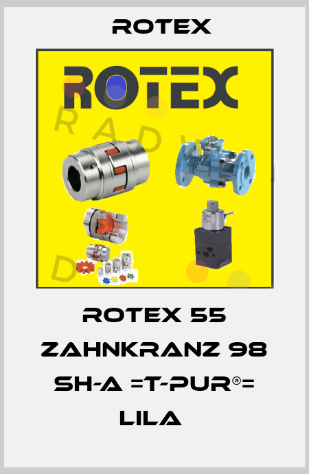 ROTEX 55 Zahnkranz 98 Sh-A =T-PUR®= lila  Rotex