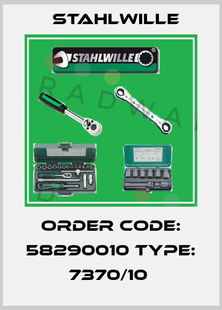 Order code: 58290010 Type: 7370/10  Stahlwille