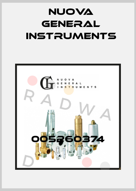 005260374 Nuova General Instruments