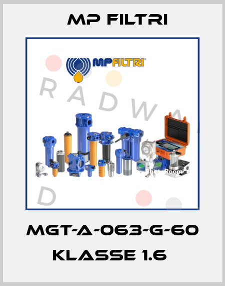 MGT-A-063-G-60   Klasse 1.6  MP Filtri