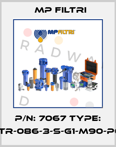 P/N: 7067 Type: STR-086-3-S-G1-M90-P01 MP Filtri