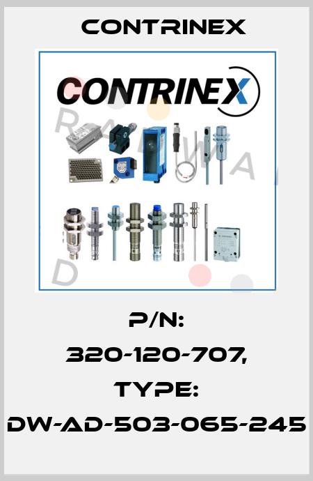 p/n: 320-120-707, Type: DW-AD-503-065-245 Contrinex