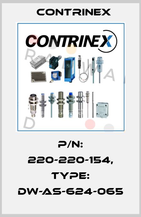 p/n: 220-220-154, Type: DW-AS-624-065 Contrinex