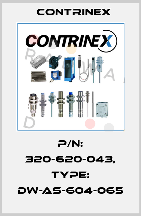 p/n: 320-620-043, Type: DW-AS-604-065 Contrinex