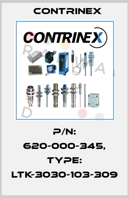 p/n: 620-000-345, Type: LTK-3030-103-309 Contrinex