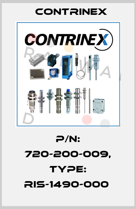P/N: 720-200-009, Type: RIS-1490-000  Contrinex
