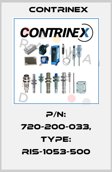 p/n: 720-200-033, Type: RIS-1053-500 Contrinex
