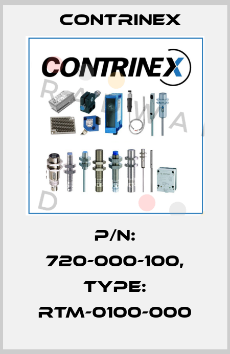 p/n: 720-000-100, Type: RTM-0100-000 Contrinex