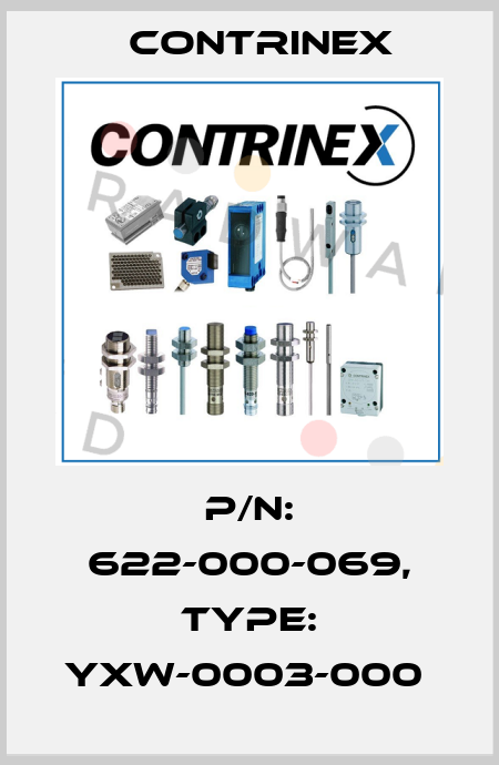 P/N: 622-000-069, Type: YXW-0003-000  Contrinex
