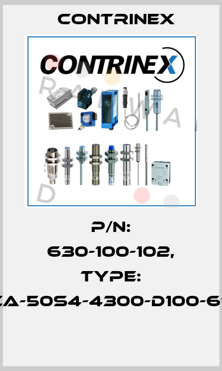 P/N: 630-100-102, Type: YCA-50S4-4300-D100-69K  Contrinex