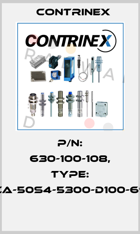 P/N: 630-100-108, Type: YCA-50S4-5300-D100-69K  Contrinex