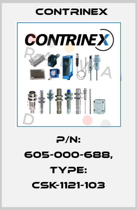 p/n: 605-000-688, Type: CSK-1121-103 Contrinex