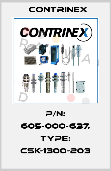 p/n: 605-000-637, Type: CSK-1300-203 Contrinex