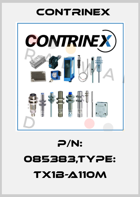 P/N: 085383,Type: TX1B-A110M Contrinex