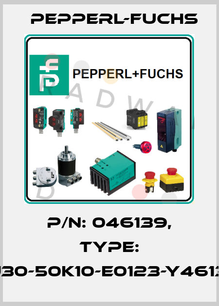 p/n: 046139, Type: CJ30-50K10-E0123-Y46139 Pepperl-Fuchs