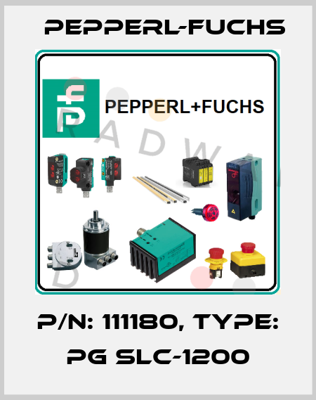 p/n: 111180, Type: PG SLC-1200 Pepperl-Fuchs