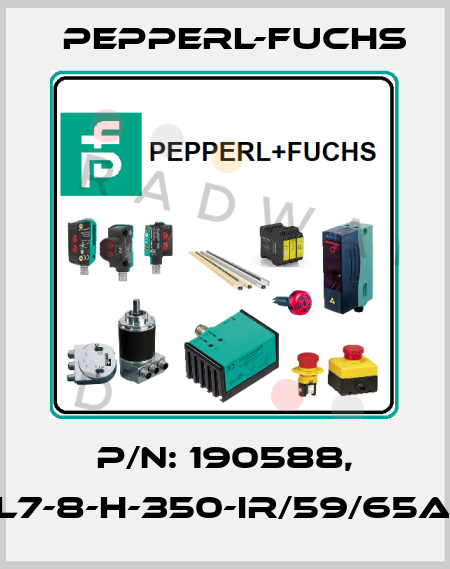 P/N: 190588, Type:ML7-8-H-350-IR/59/65a/136/143 Pepperl-Fuchs
