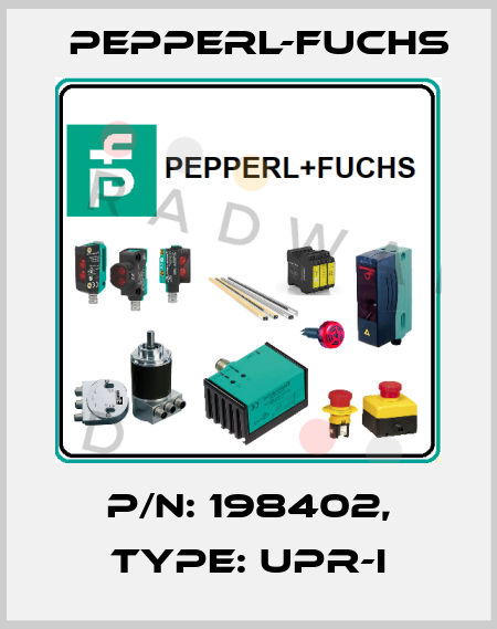 p/n: 198402, Type: UPR-I Pepperl-Fuchs