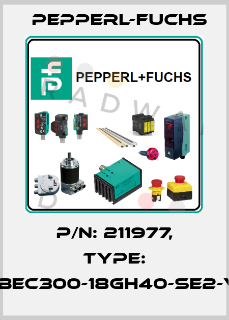 p/n: 211977, Type: UBEC300-18GH40-SE2-V1 Pepperl-Fuchs