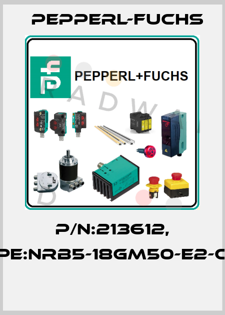 P/N:213612, Type:NRB5-18GM50-E2-C-V1  Pepperl-Fuchs
