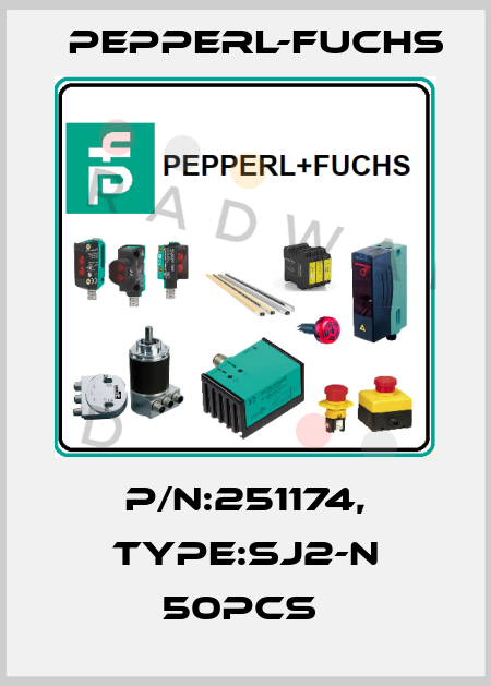 P/N:251174, Type:SJ2-N 50pcs  Pepperl-Fuchs