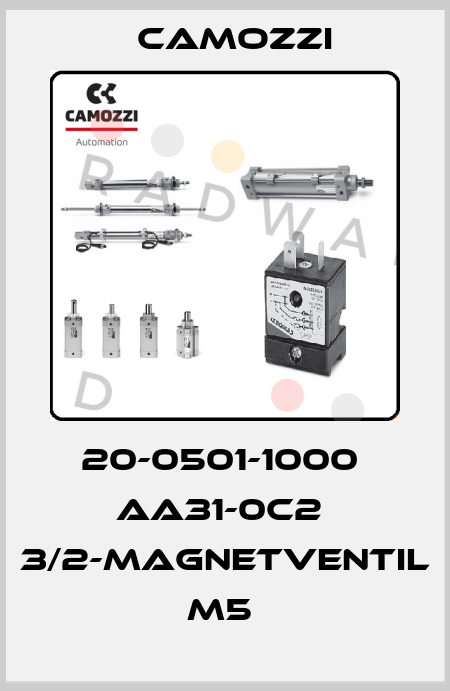20-0501-1000  AA31-0C2  3/2-MAGNETVENTIL M5  Camozzi