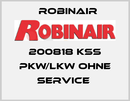 200818 KSS PKW/LKW OHNE SERVICE  Robinair